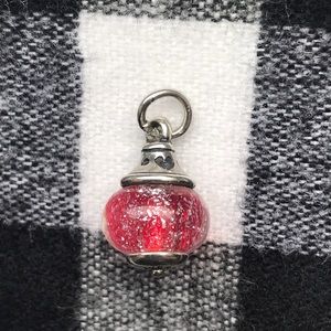 James Avery Frosted Love Finial Charm- Retired